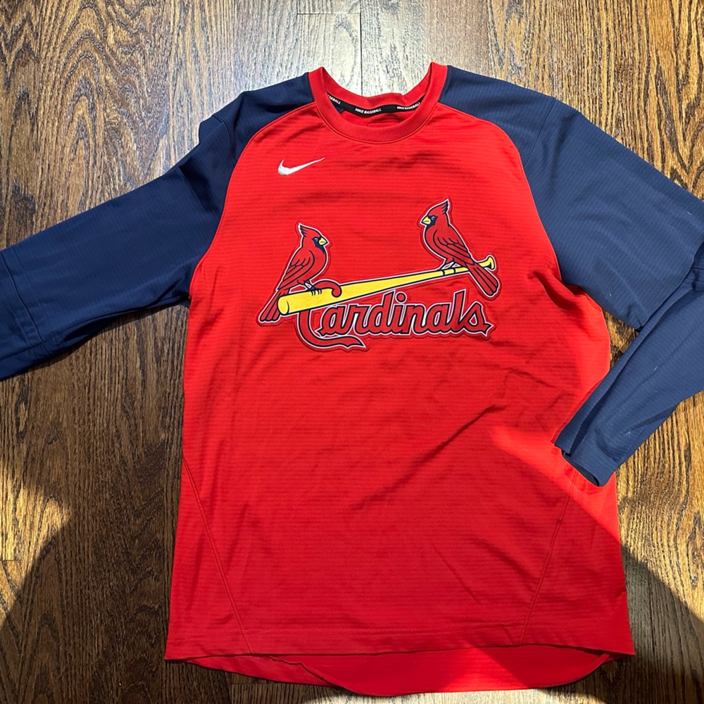 Nike Red and Blue Cardinals Sweatshirt